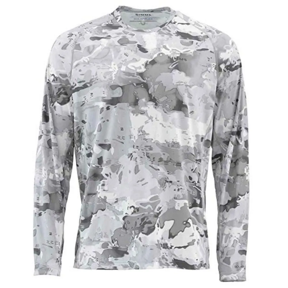 Simms Solarflex Ls Crewneck Prints