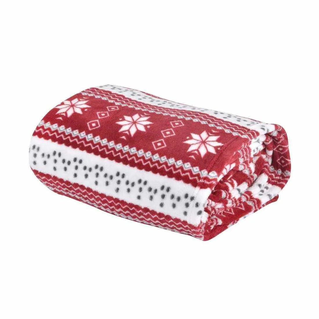 Snowflake Wrap Around Snuggle Blanket With Sleeves 137x180cm