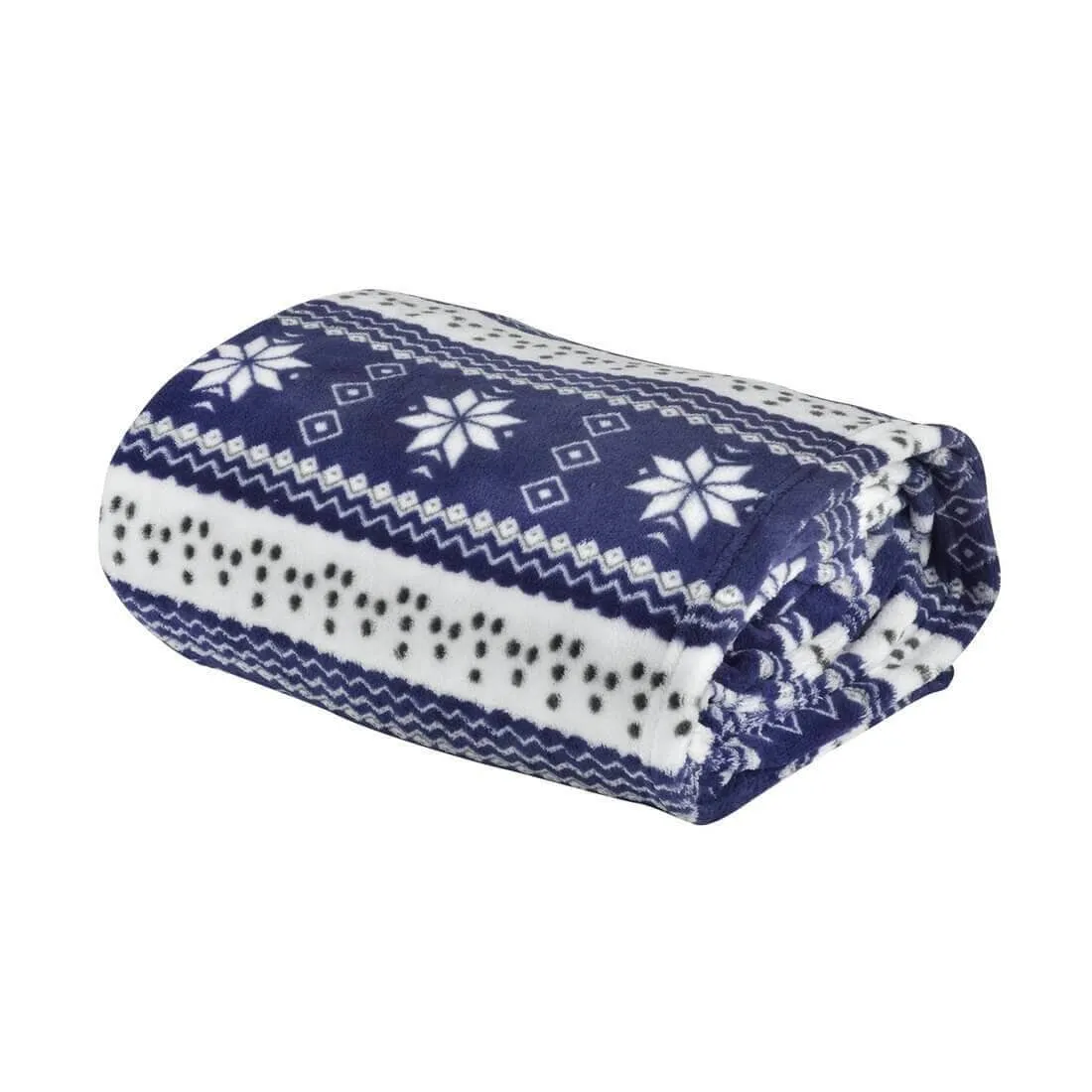 Snowflake Wrap Around Snuggle Blanket With Sleeves 137x180cm