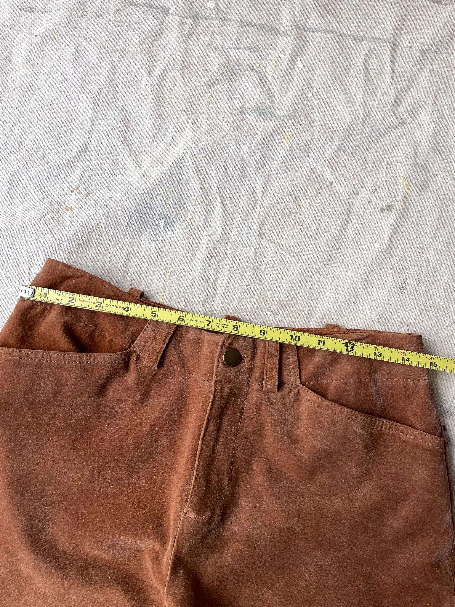 SUEDE CARGO PANTS [30x28]