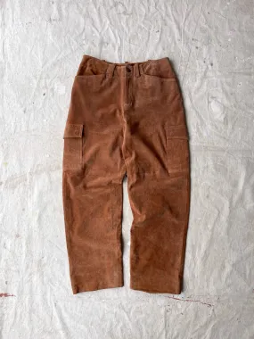 SUEDE CARGO PANTS [30x28]