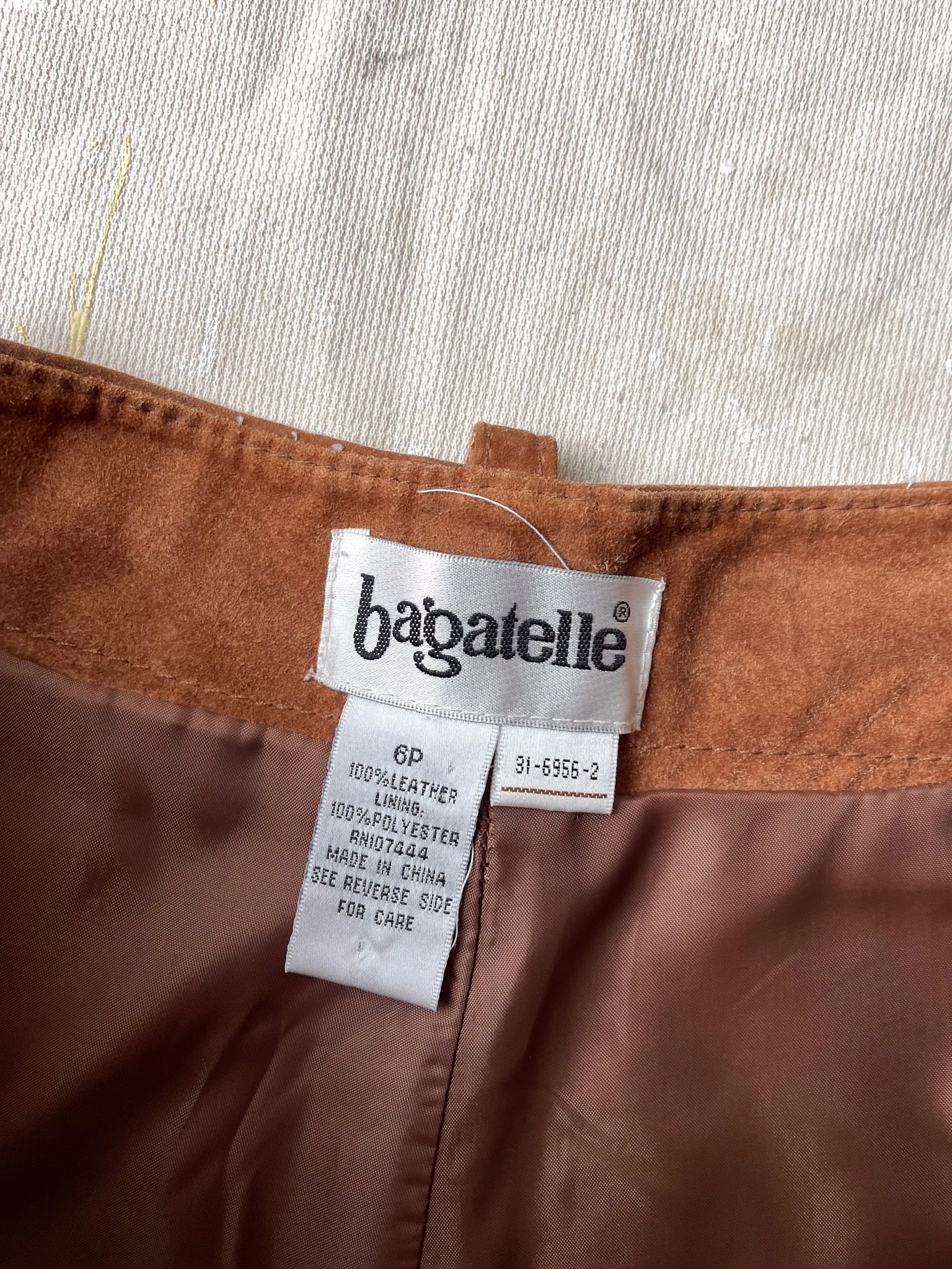 SUEDE CARGO PANTS [30x28]