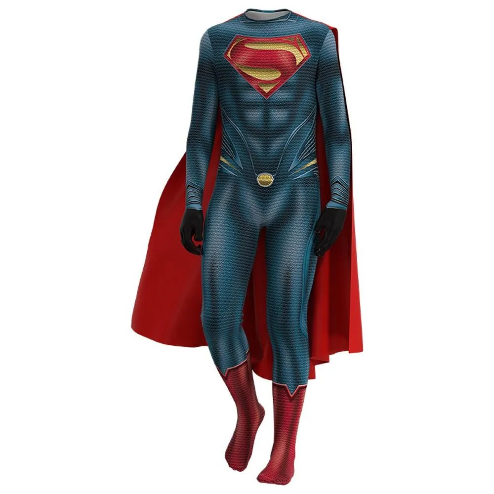 Superman Costume David Corenswet Jumpsuit Cosplay Halloween Carnival