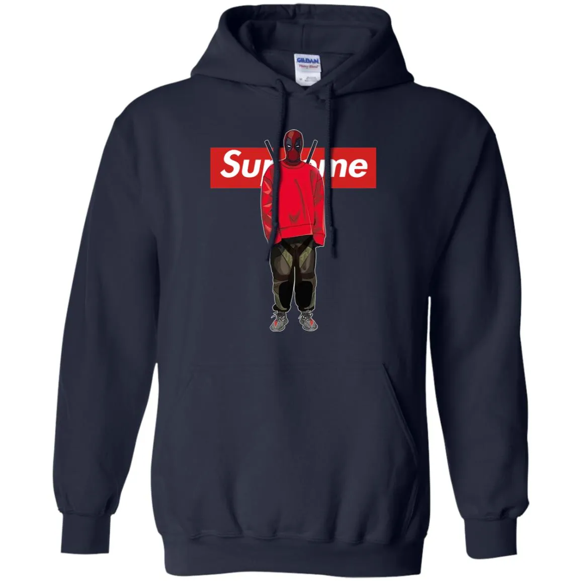 Supreme Deadpool Hiphop T-shirt Pullover Hoodie Sweatshirt