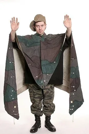 Swedish Camouflage Shelter Quarter Poncho