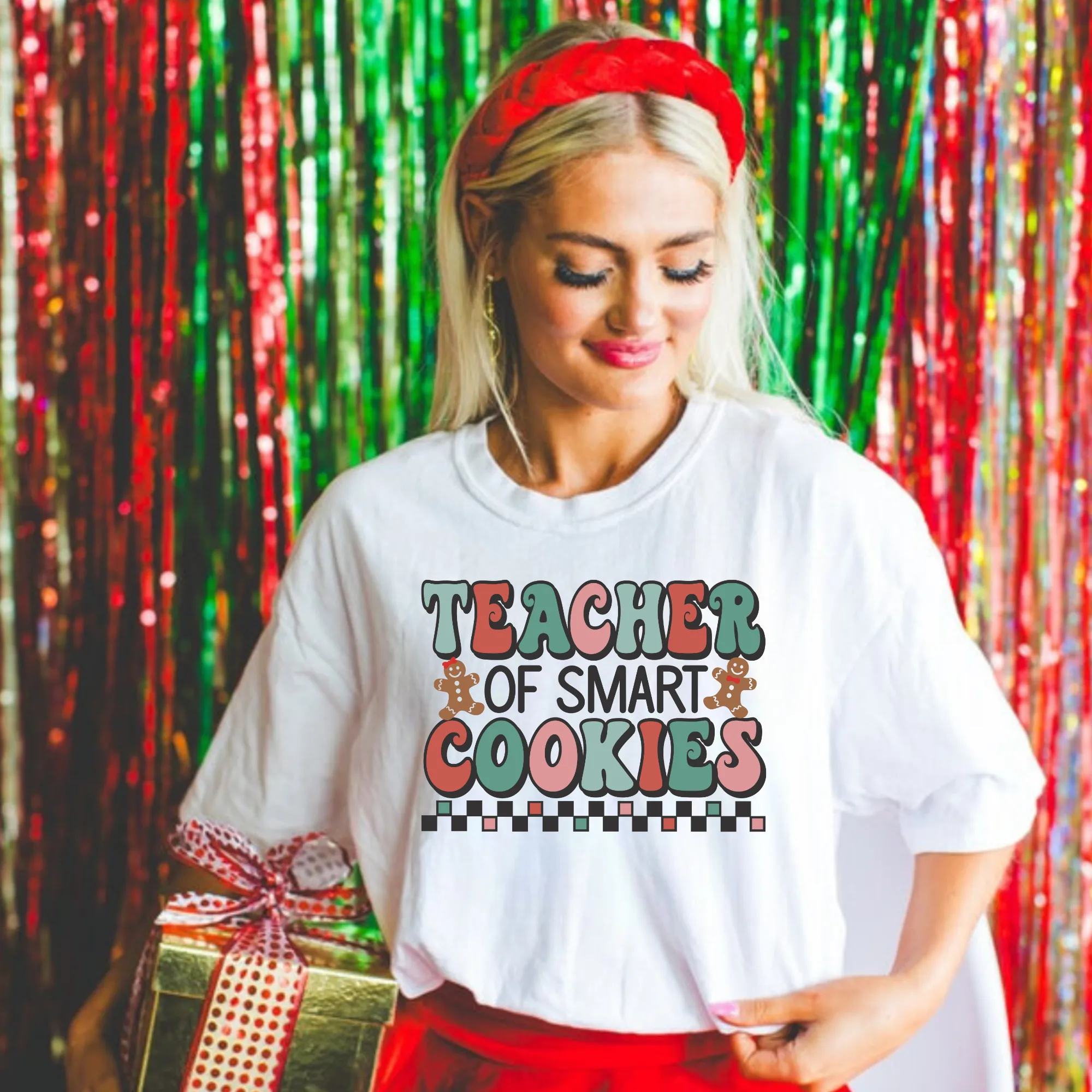 Teacher of Smart Cookies | Teacher Christmas Shirt