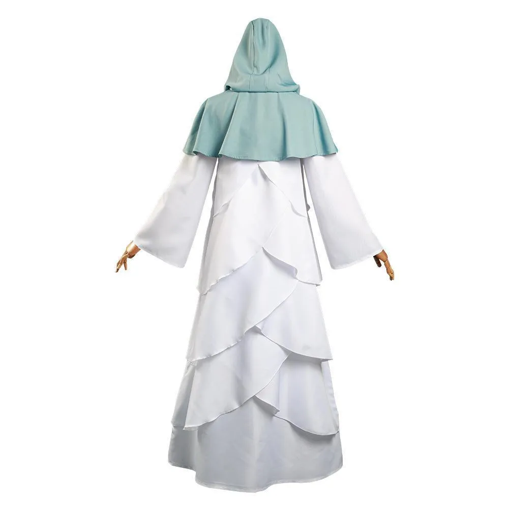 The Promised Neverland Mujika Cosplay Costume Long Robe Cloak Halloween Cape Carnival Outfit for Adults