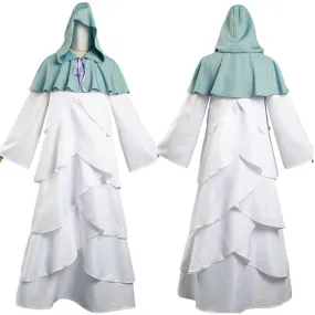 The Promised Neverland Mujika Cosplay Costume Long Robe Cloak Halloween Cape Carnival Outfit for Adults