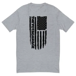 theyotagarage American Flag T-Shirt - Grey