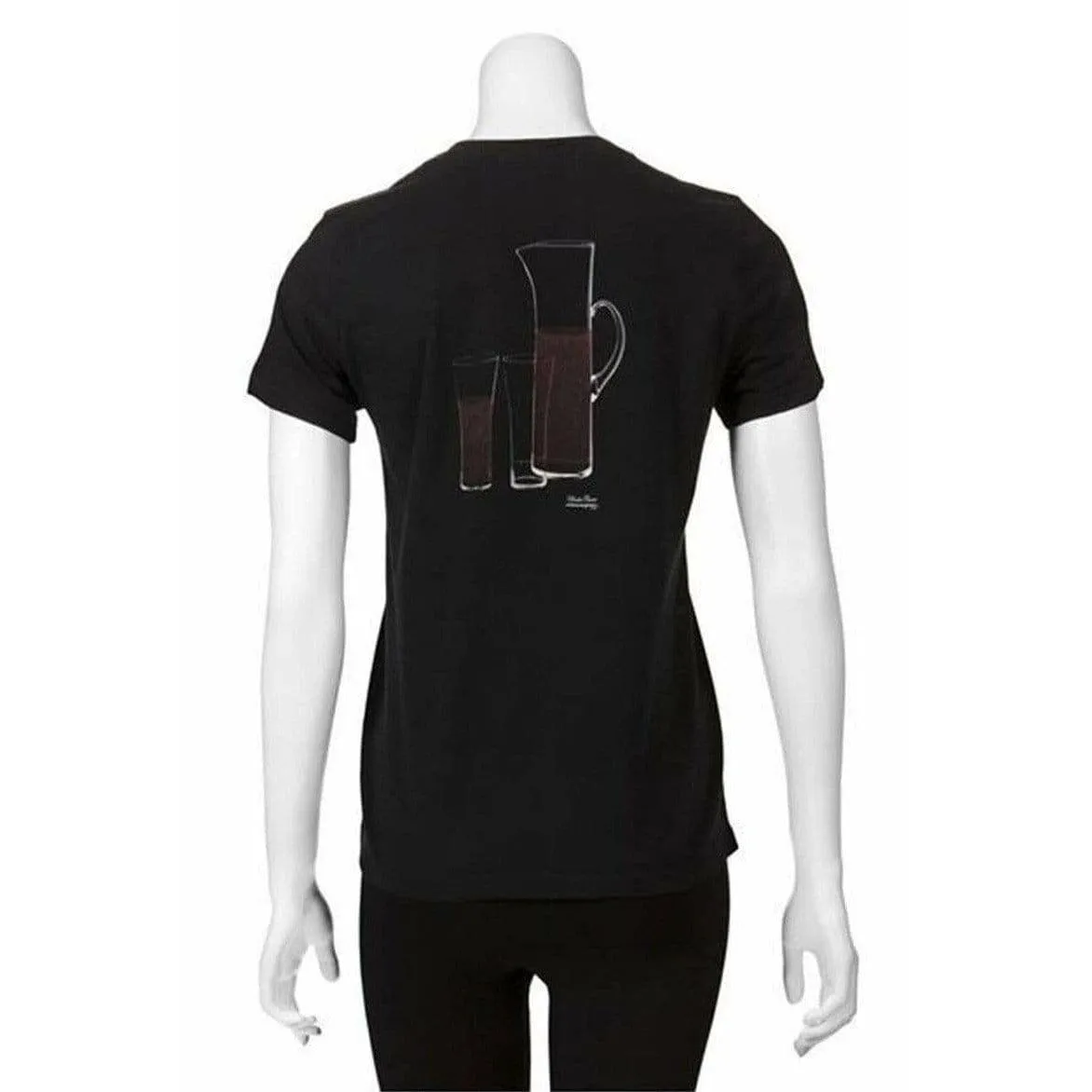 Undercover 'Kitted Drink' Black Cotton T-Shirt