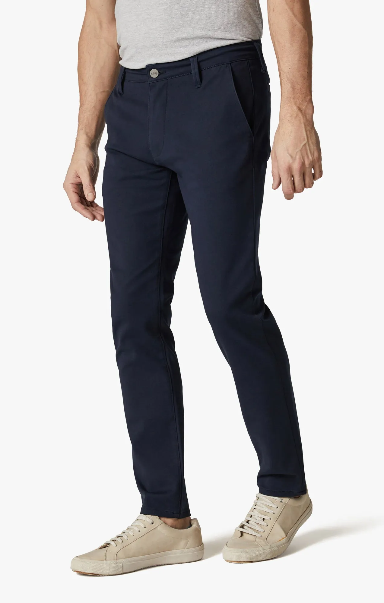 Verona Slim Leg Chino Pants In Night Sky High-Flyer