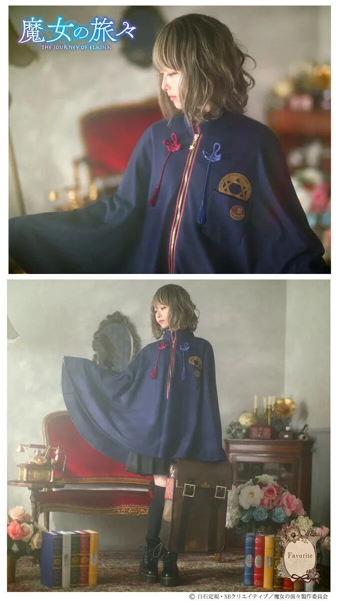 Wandering Witch The Journey of Elaina Cape Poncho Japan Limited Cosplay