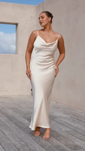 Willow Maxi Dress - Champagne