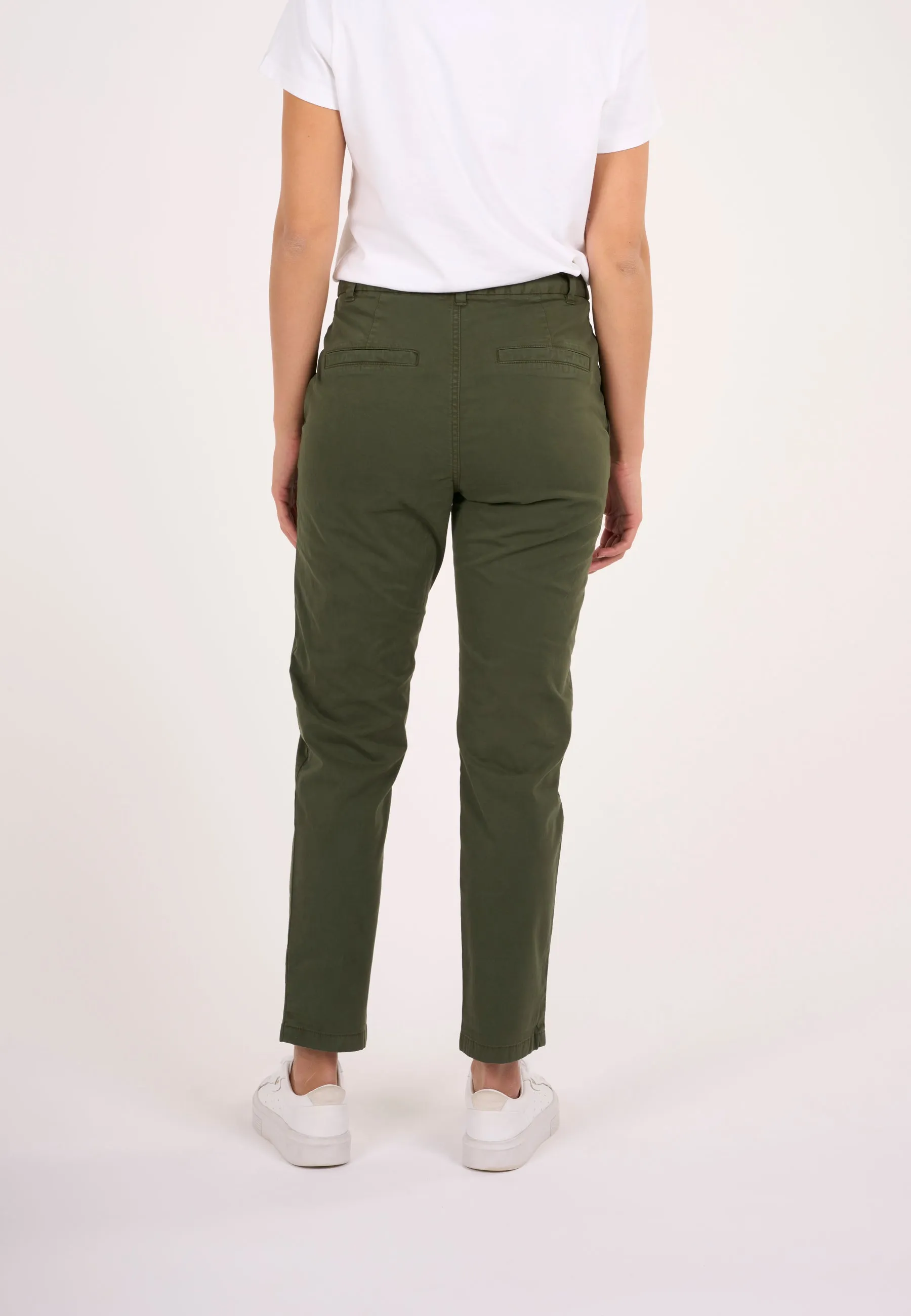 WILLOW regular cropped poplin chino - Forrest Night