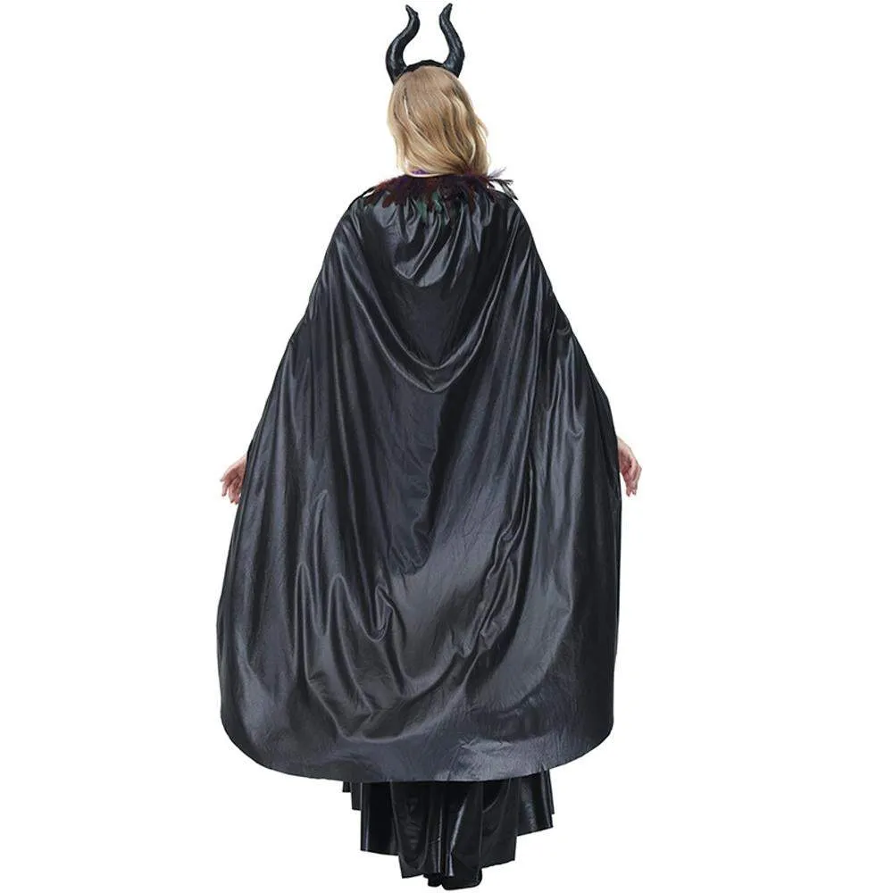 Women's Maleficent Dark Queen costume suit Cosplay Halloween Costumes for adult