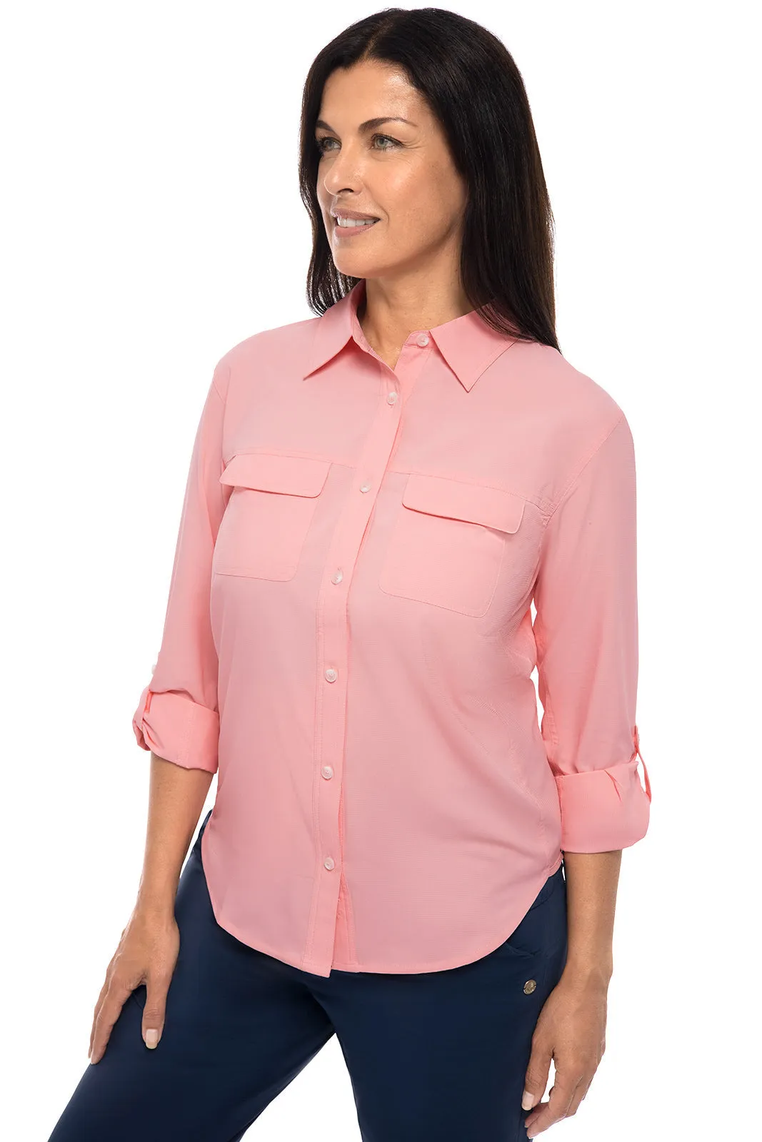 Women's Mylitta Travel Shirt  |  Peachy Pink