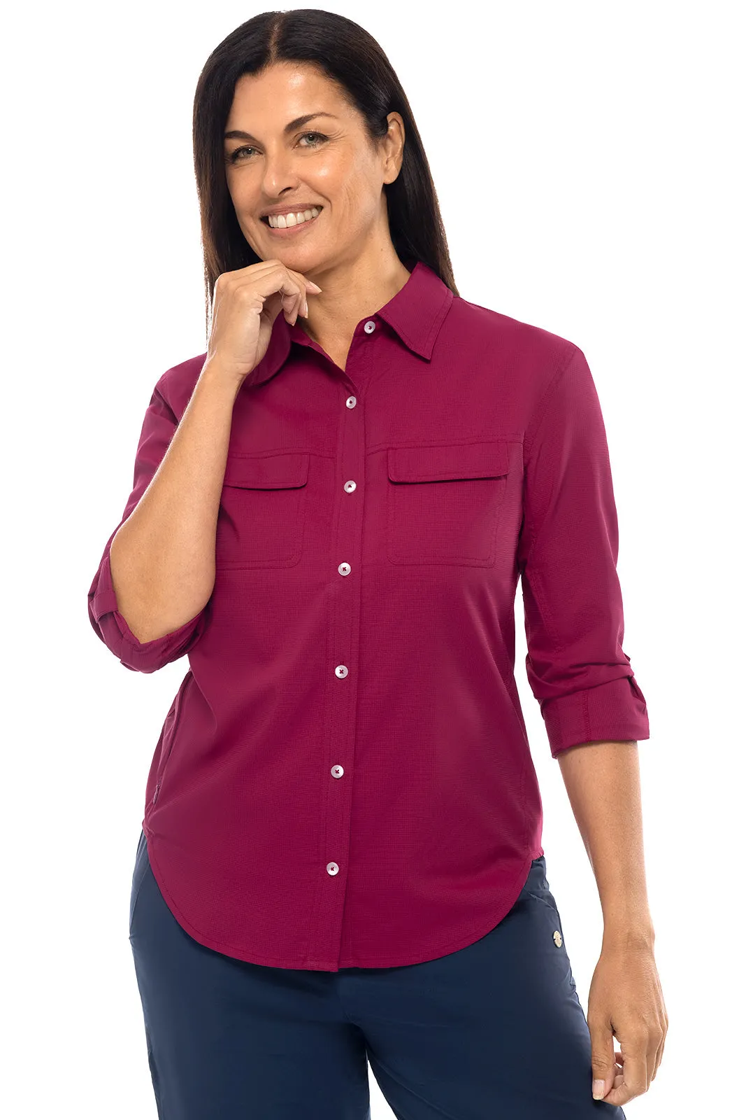 Women's Mylitta Travel Shirt  |  Red Crush