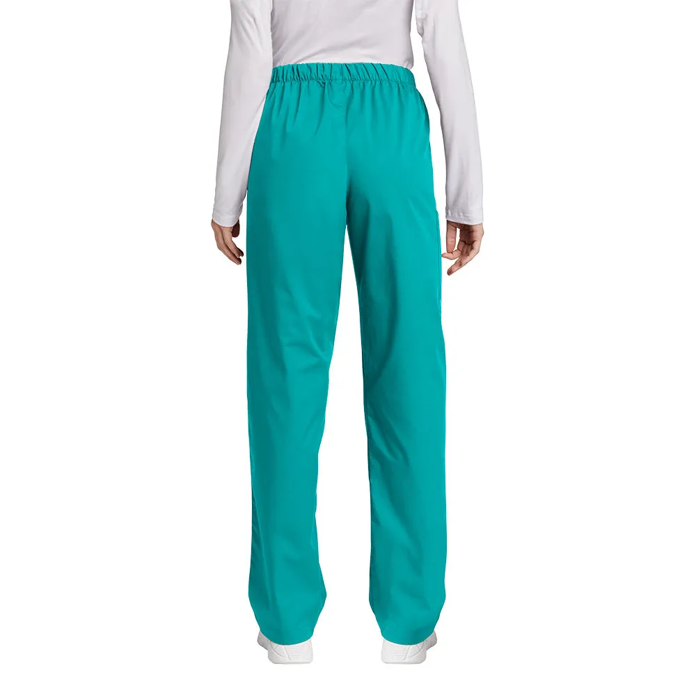 WonderWink® Women’s WorkFlex™ Mock Wrap Cargo Pants - Teal Blue