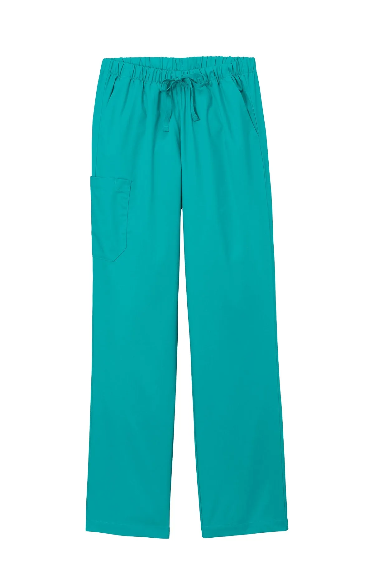 WonderWink® Women’s WorkFlex™ Mock Wrap Cargo Pants - Teal Blue