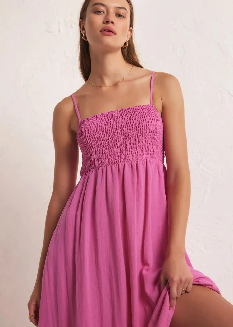 Z Supply Beachside Midi Dress - Heartbreaker Pink ***FINAL SALE***