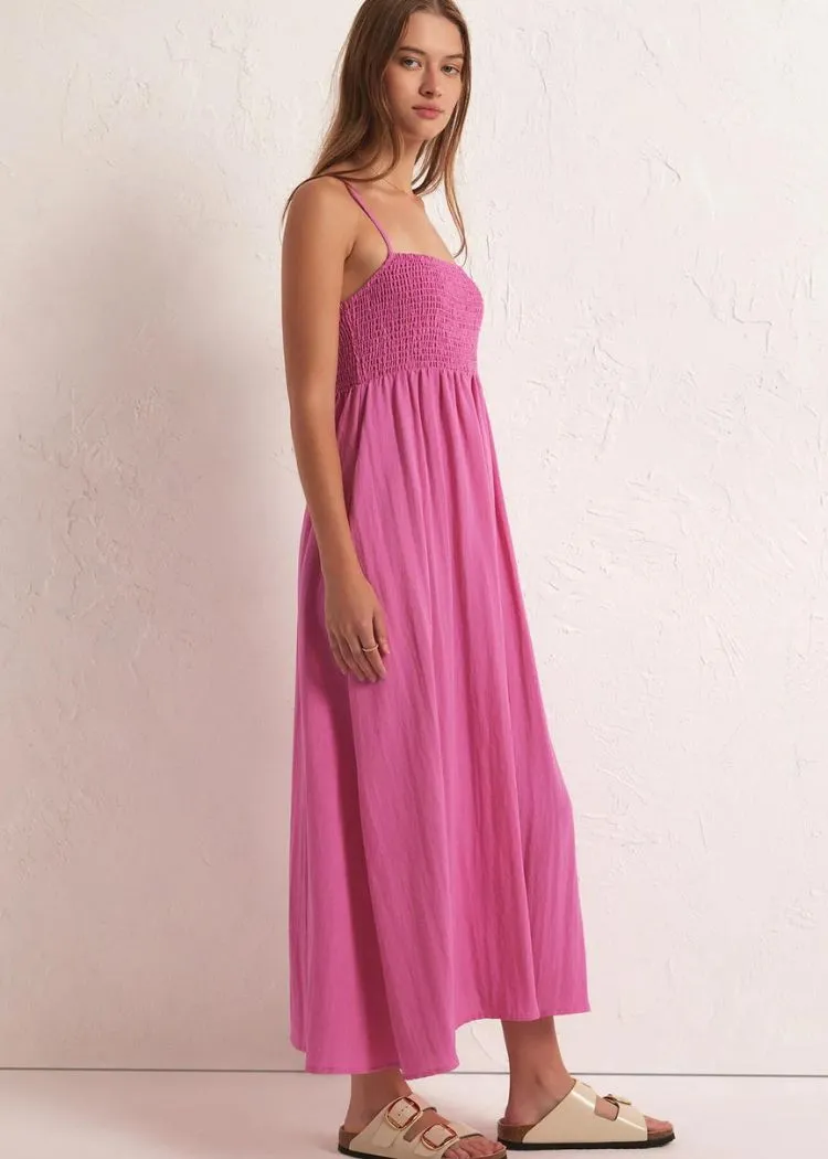 Z Supply Beachside Midi Dress - Heartbreaker Pink ***FINAL SALE***